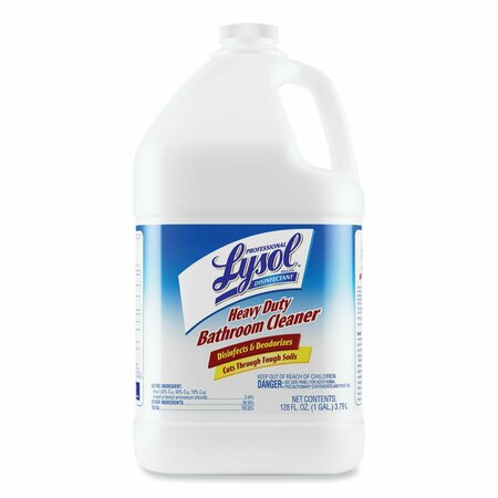 LYSOL Disinfectant Heavy-Duty Bathroom Cleaner Concentrate, Lime, 1 gal Bottle 36241-94201